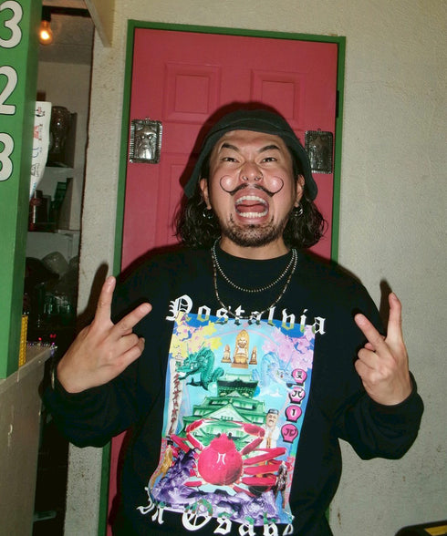 【先行予約】NOSTALVIA(ノスタルヴィア) Osaka Mydo / オオサカマイド裏毛レーナー