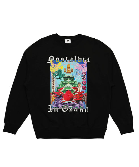 【先行予約】NOSTALVIA(ノスタルヴィア) Osaka Mydo / オオサカマイド裏毛レーナー