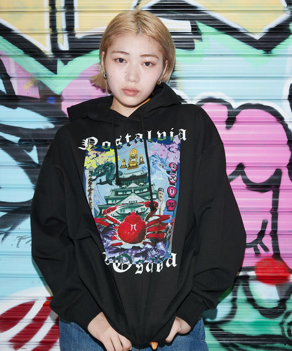 Osaka Mydo / オオサカマイドパーカーブラックスタイリング1