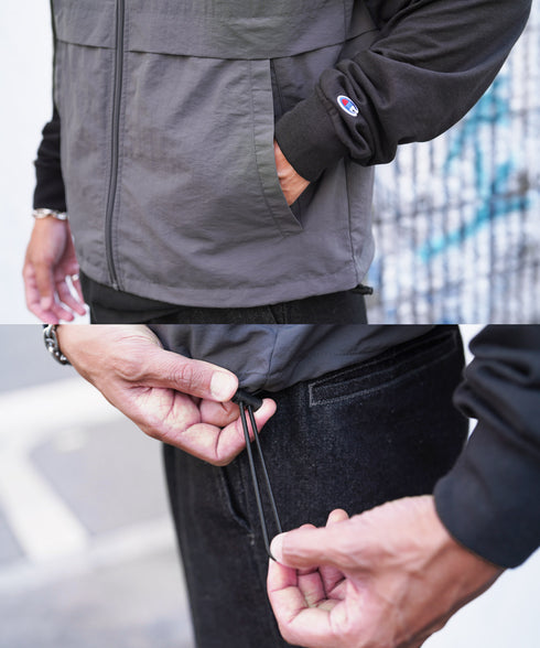 チャコール/オレンジ