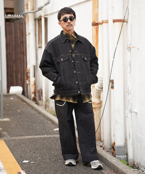 H163 / 着用サイズ:M ブラウン 着用アウター:218710 着用ボトムス:217176