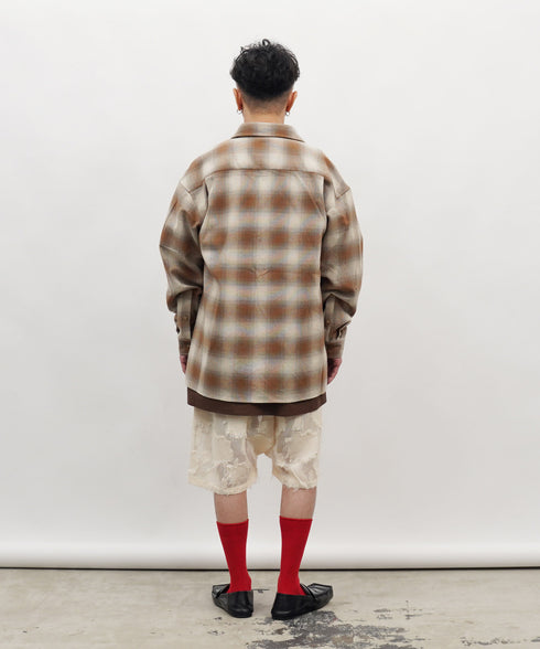 H163 / 着用サイズ:S ベージュ 着用トップス:218008 着用ボトムス:217631