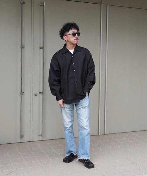 H163 / 着用サイズ:S ブラック