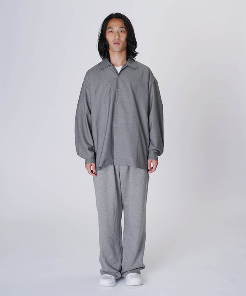 H174 / 着用サイズ: L グレー ボトムス:218713