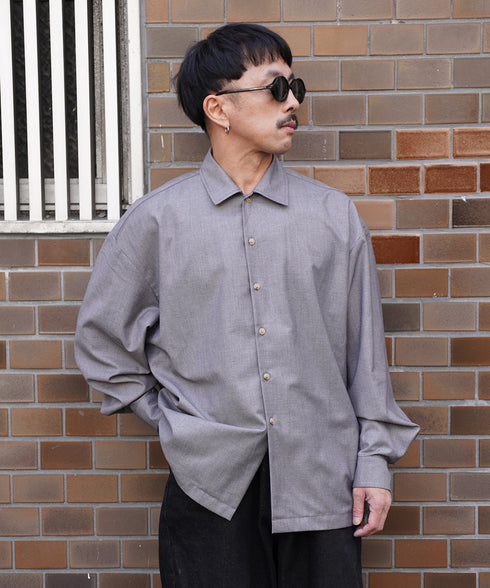 H163 / 着用サイズ:M グレー