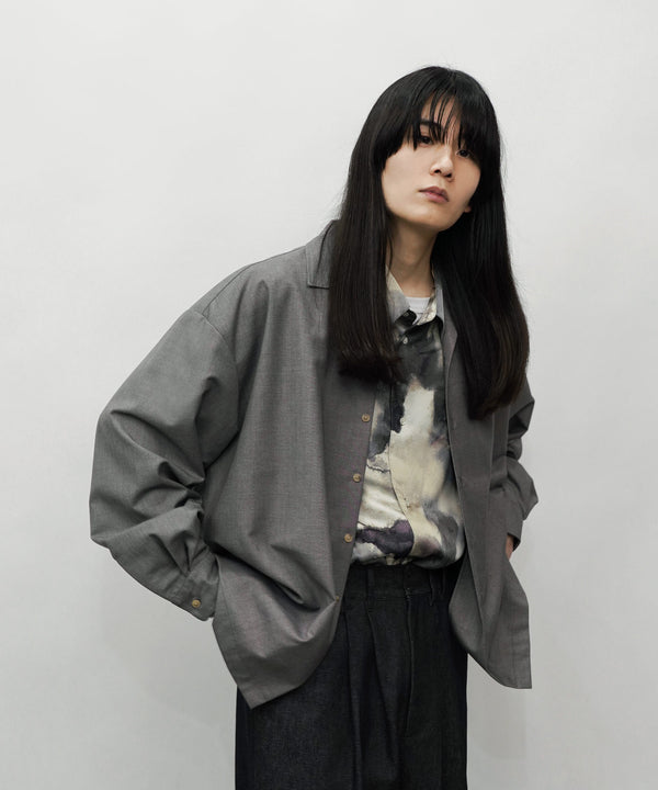 H177 / 着用サイズ:L グレー 着用トップス:217621 着用ボトムス:217647