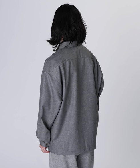 H174 / 着用サイズ: L グレー ボトムス:218713