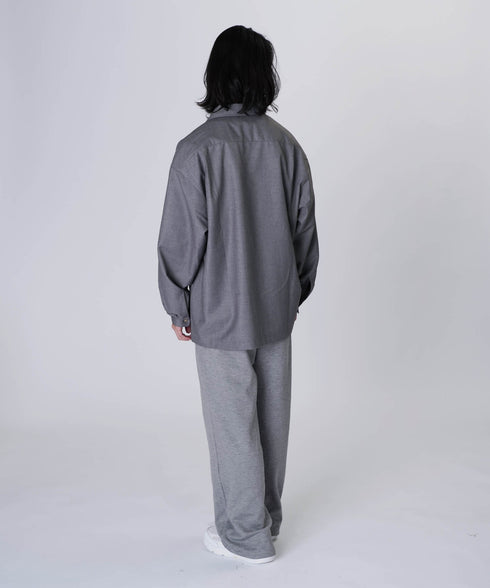 H174 / 着用サイズ: L グレー ボトムス:218713