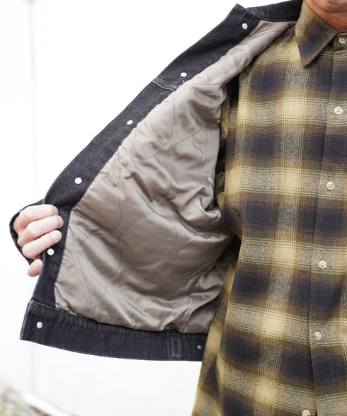 H163 / 着用サイズ:M ブラック 着用トップス:218706 着用ボトムス:217176