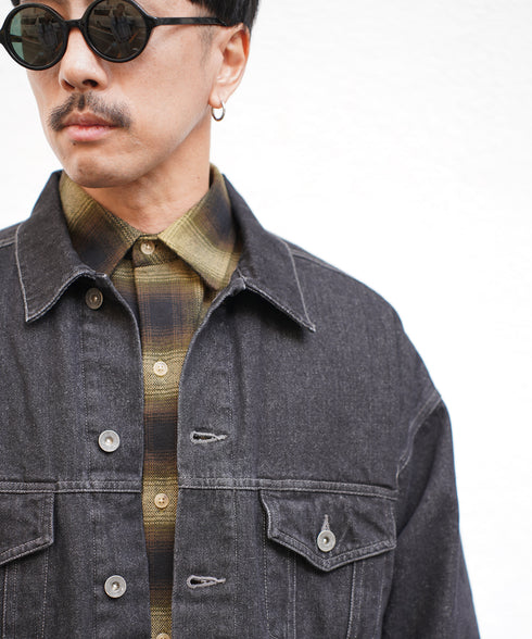 H163 / 着用サイズ:M ブラック 着用トップス:218706 着用ボトムス:217176