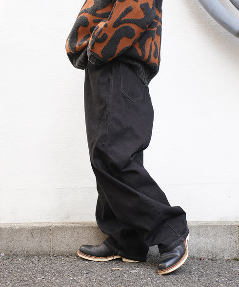 H163 / 着用サイズ: L ブラック トップス:217173