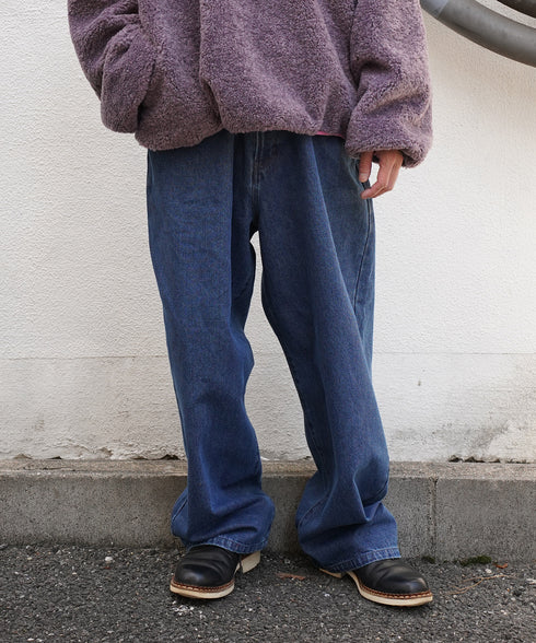 H163 / 着用サイズ:L ブルー 着用トップス:218728