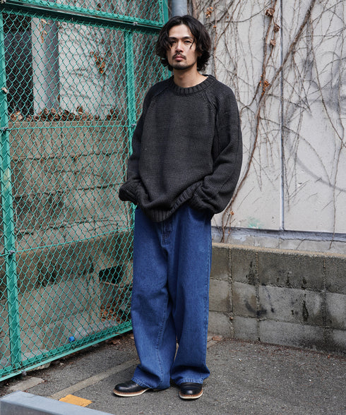 H175 / 着用サイズ:L ブルー 着用トップス:218714