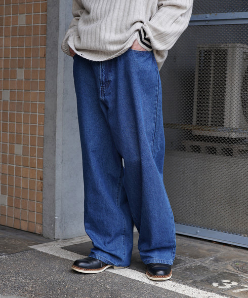 H175 / 着用サイズ:L ブルー 着用トップス:218716