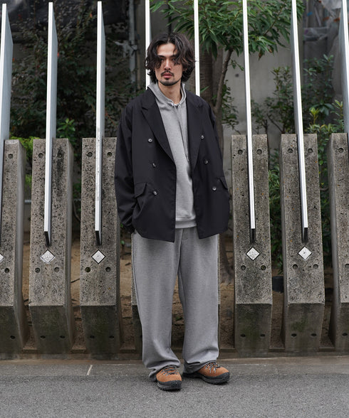 H175 / 着用サイズ: L グレー 着用ジャケット:218718 着用ボトムス:218713