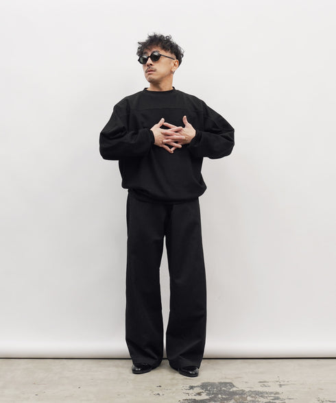 H163 / 着用サイズ:S ブラック 着用ボトムス:218732