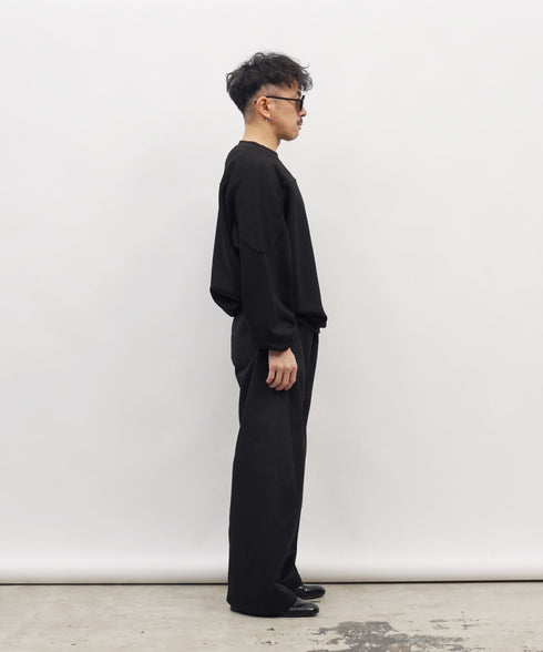 H163 / 着用サイズ:S ブラック 着用ボトムス:218732