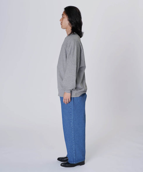 H174 / 着用サイズ: L グレー 着用ボトムス:218711