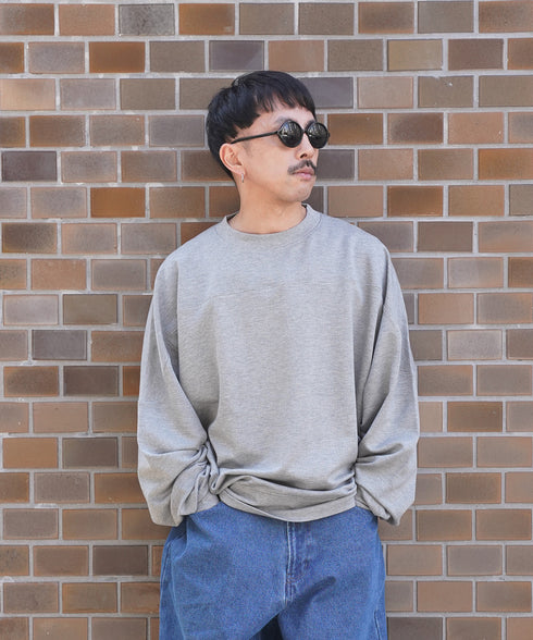 H163 / 着用サイズ: L グレー 着用ボトムス:218711