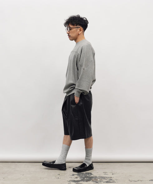 H163 / 着用サイズ:S グレー 着用ボトムス:217612