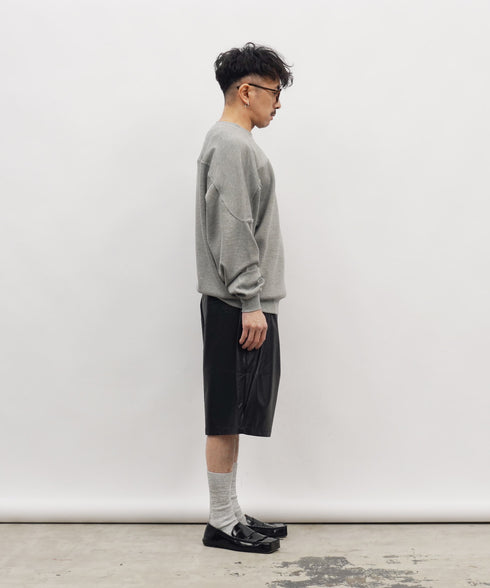 H163 / 着用サイズ:S グレー 着用ボトムス:217612