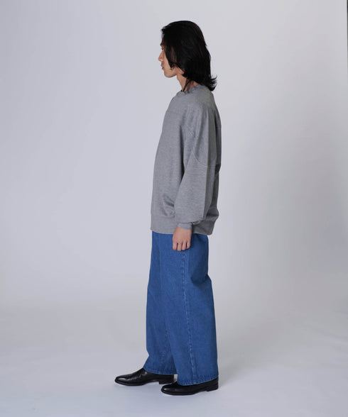 H174 / 着用サイズ: L グレー 着用ボトムス:218711