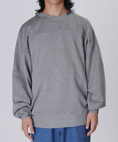 スウェットオーバーサイズトレーナーグレー