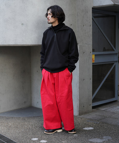 H175 / 着用サイズ:L ブラック 着用ボトムス:217634