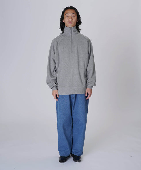 【先行予約】スウェットオーバーサイズハーフジップトレーナー