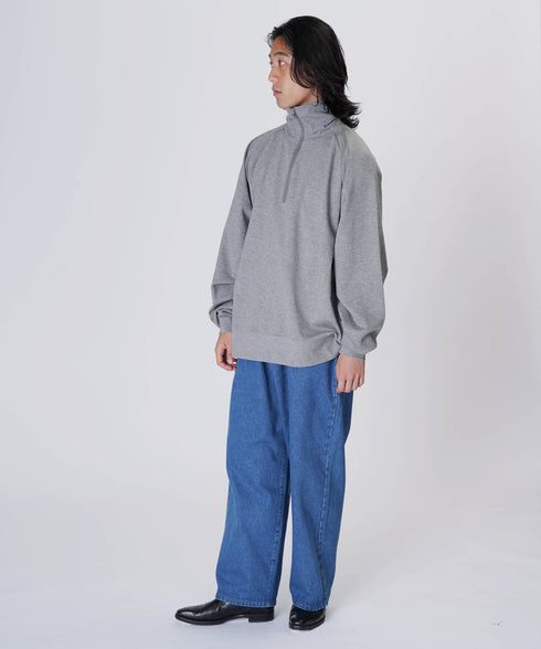 【先行予約】スウェットオーバーサイズハーフジップトレーナー