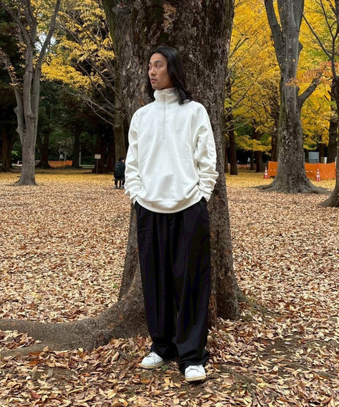 H174 / 着用サイズ:L ホワイト 着用ボトムス:218717