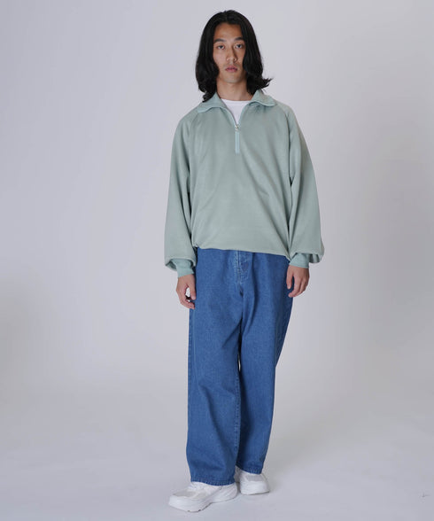 【先行予約】スウェットオーバーサイズハーフジップトレーナー