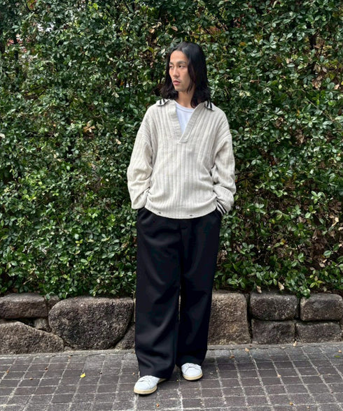 H174 / 着用サイズ:L グレー