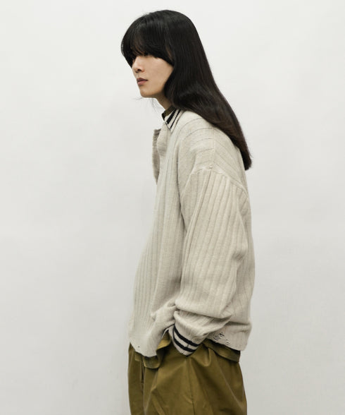 H177 / 着用サイズ:L グレー 着用トップス:218706 着用ボトムス:217612