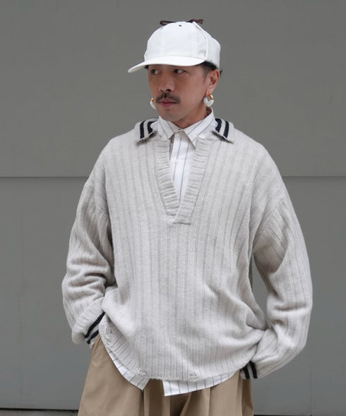 H163 / 着用サイズ:S グレー