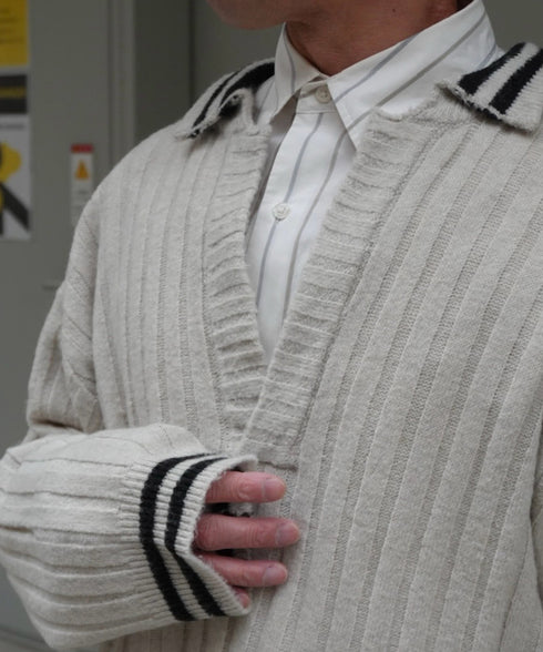 H163 / 着用サイズ:S グレー