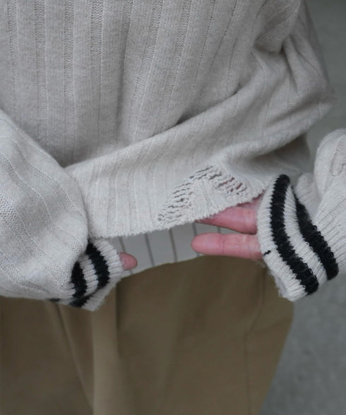 H163 / 着用サイズ:S グレー