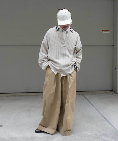 H163 / 着用サイズ:S グレー