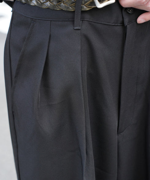 H163 / 着用サイズ:L ブラック 着用トップス:218707