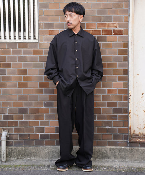 H163 / 着用サイズ: L ブラック トップス:218707