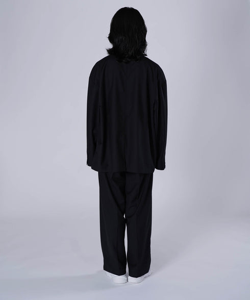 H174 / 着用サイズ: L ブラック 着用ボトムス:218717