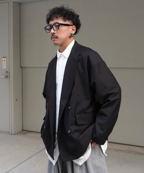 TRダブルブレストテーラードジャケット | アパレル ファッション ユニセックス メンズ レディース 男女兼用 ジャケット アウターテーラード セットアップ 通勤 ハレの日