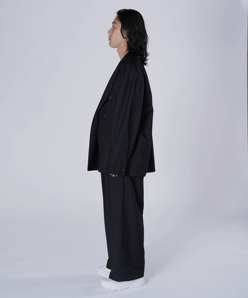 H174 / 着用サイズ: L ブラック 着用ボトムス:218717