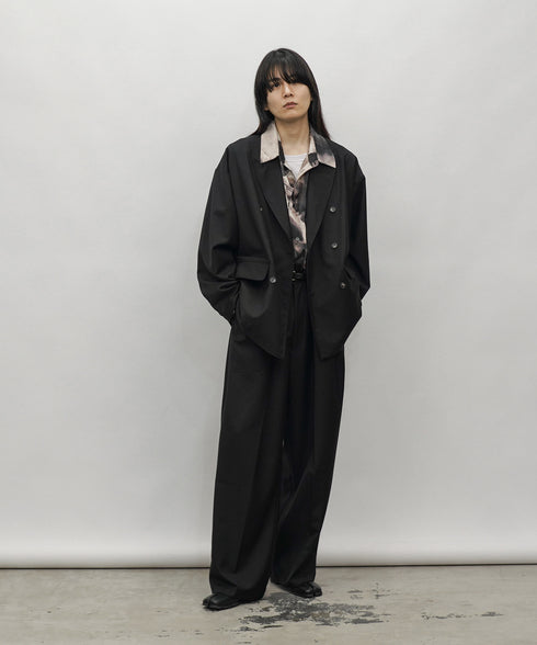 H177 / 着用サイズ:L ブラック 着用トップス:217621 着用ボトムス:218717