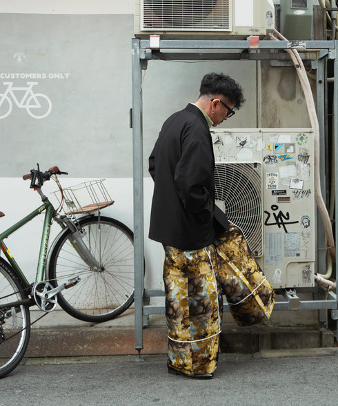 H163 / 着用サイズ:S ブラック 着用ボトムス:216862