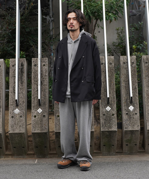 H175 / 着用サイズ: L ブラック 着用トップス:218712 着用ボトムス:218713