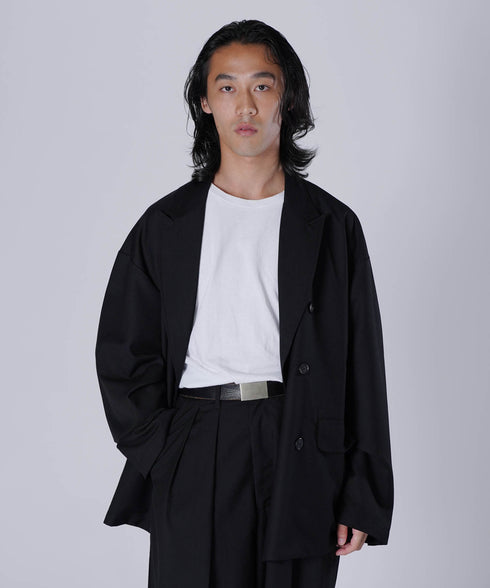 H174 / 着用サイズ: L ブラック 着用ボトムス:218717