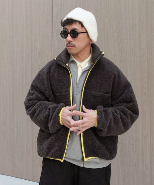 H163 / 着用サイズ:S チャコールグレー 着用トップス:218715 着用ボトムス:217177