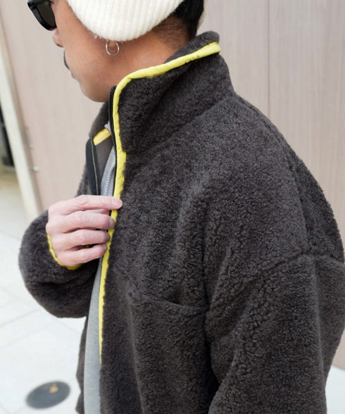 H163 / 着用サイズ:S チャコールグレー 着用トップス:218715 着用ボトムス:217177