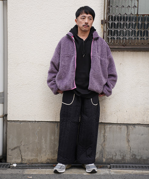 H163 / 着用サイズ:M パープル 着用トップス:218712 着用ボトムス:217176